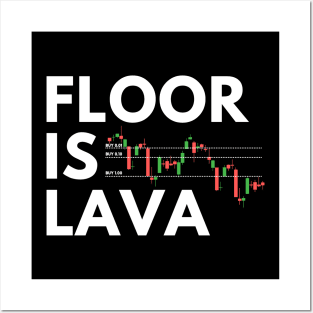 Floor is Lava Posters and Art